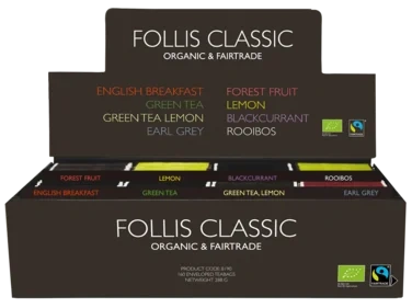 Rooibos, Økologisk & Fairtrade, 100stk, Follis Classic