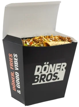 Döner Bros Kebabeske 12x7x15,4cm, 100stk