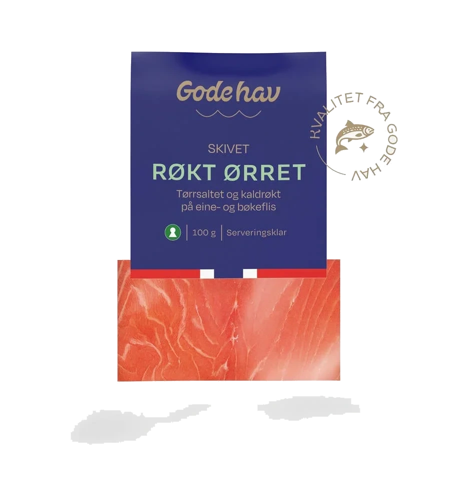 Røkt ørret i skiver