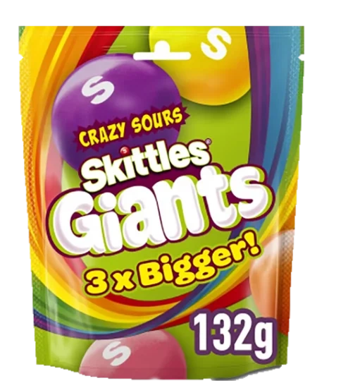 Skittles Giants Crazy Sour 132g