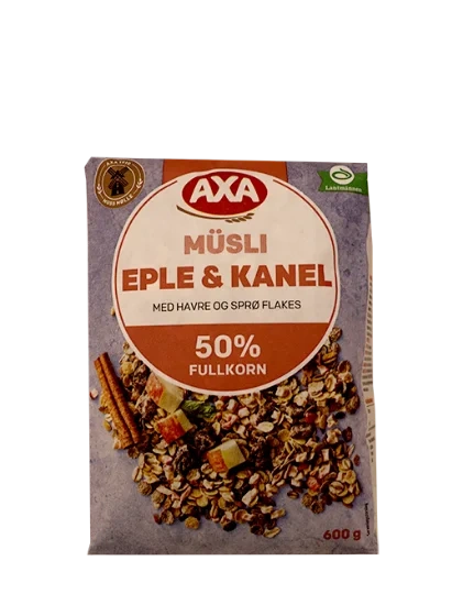 Axa Musli Eple & Kanel 600g