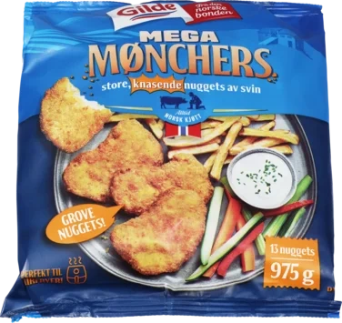 Mega Mønchers Naturell 975g