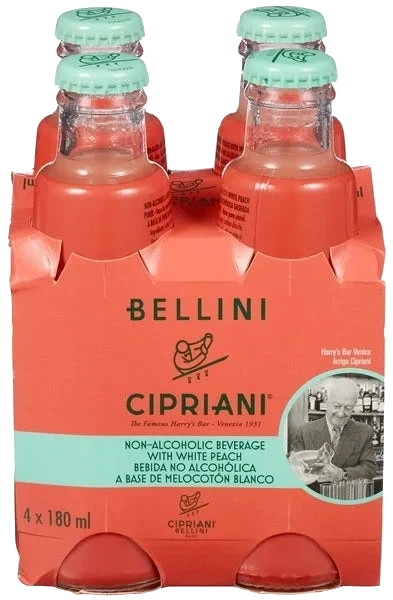Bellini Mix Cipriani 4x180ml, 720 ml
