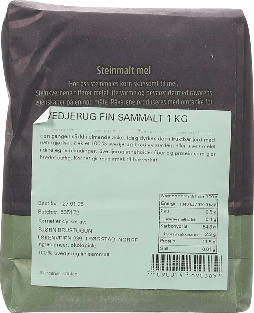 Svedjerug fin sammalt