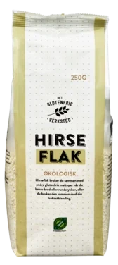 Hirseflak 250g Detglutenfrieverkst