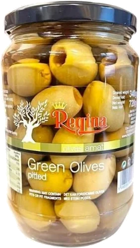 Regina Grønne Oliven u/Stein 720g