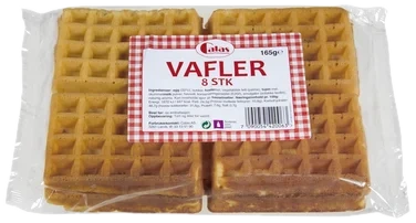 Vafler 8stk 165g