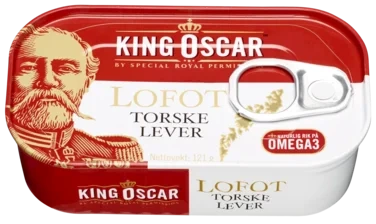 King Oscar Torskelever 121g
