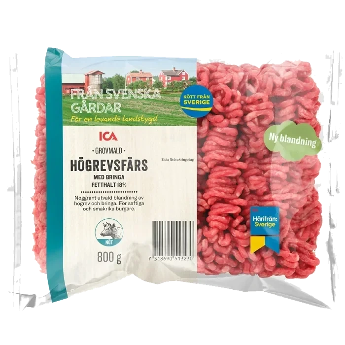 Högrevsfärs Färsk 800g ICA