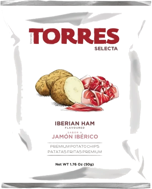 Potetchips Ibericoskinke 50g Torres