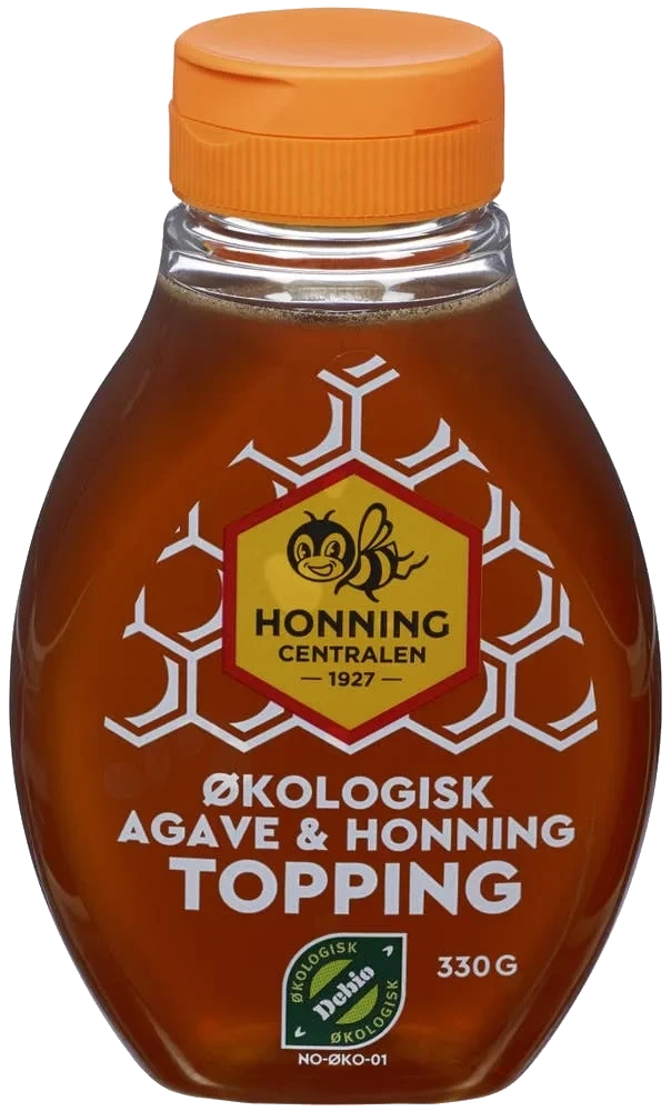 Økologisk topping med agave og honning