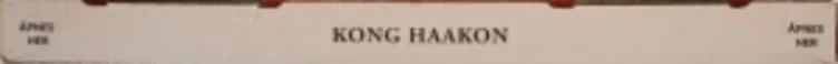 Kong Haakon 1kg Freia
