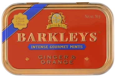 Barkleys Gourmet Mint Ginger & Orange 50g