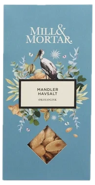 Mandler m/Havsalt 100g Mill&Mortar