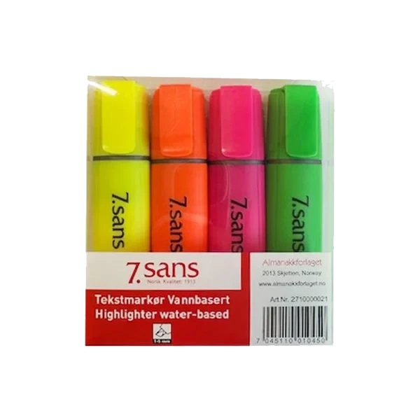 Tekstmarkører 4-pk