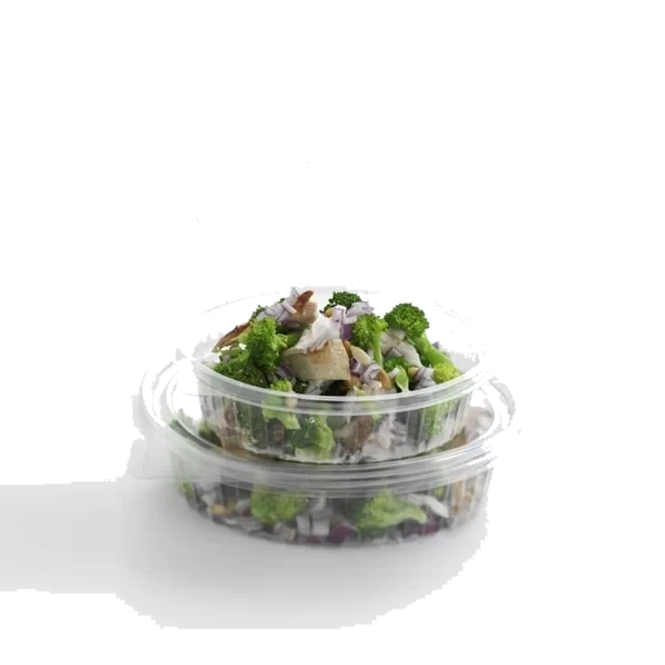 Salatbeger Ovalt 50stk 760ml M/hengslet Lokk
