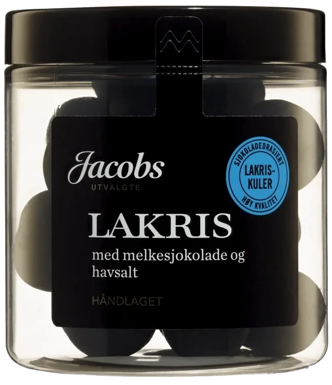 Lakriskuler m/melkesjoko/havsalt 150g Jacobs