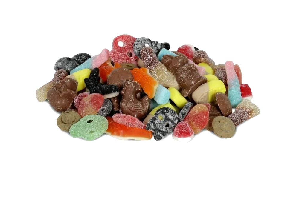Sjokolade- og smågodtblanding