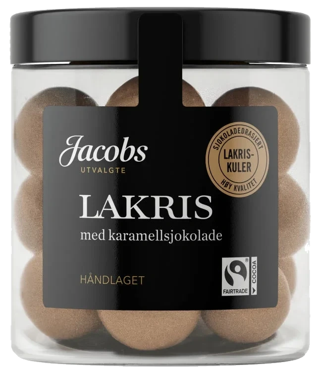 Lakriskuler m/Karamell 150g Jacobs Utvalgte