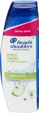 Shampoo Apple Fresh 2x300ml H&S
