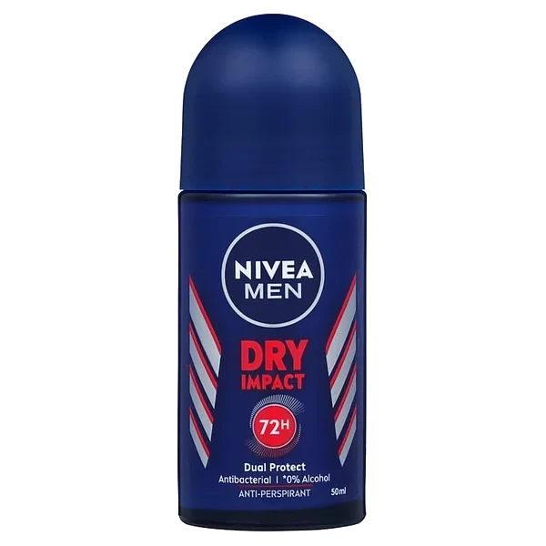 Nivea Men Dry Impact Deodorant Roll-on, 50ml