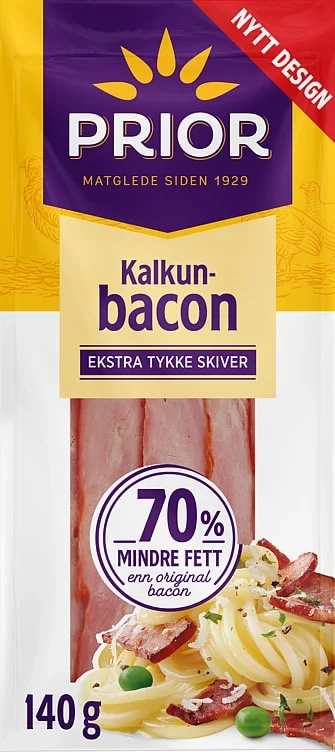 Kalkunbacon Skivet 140g