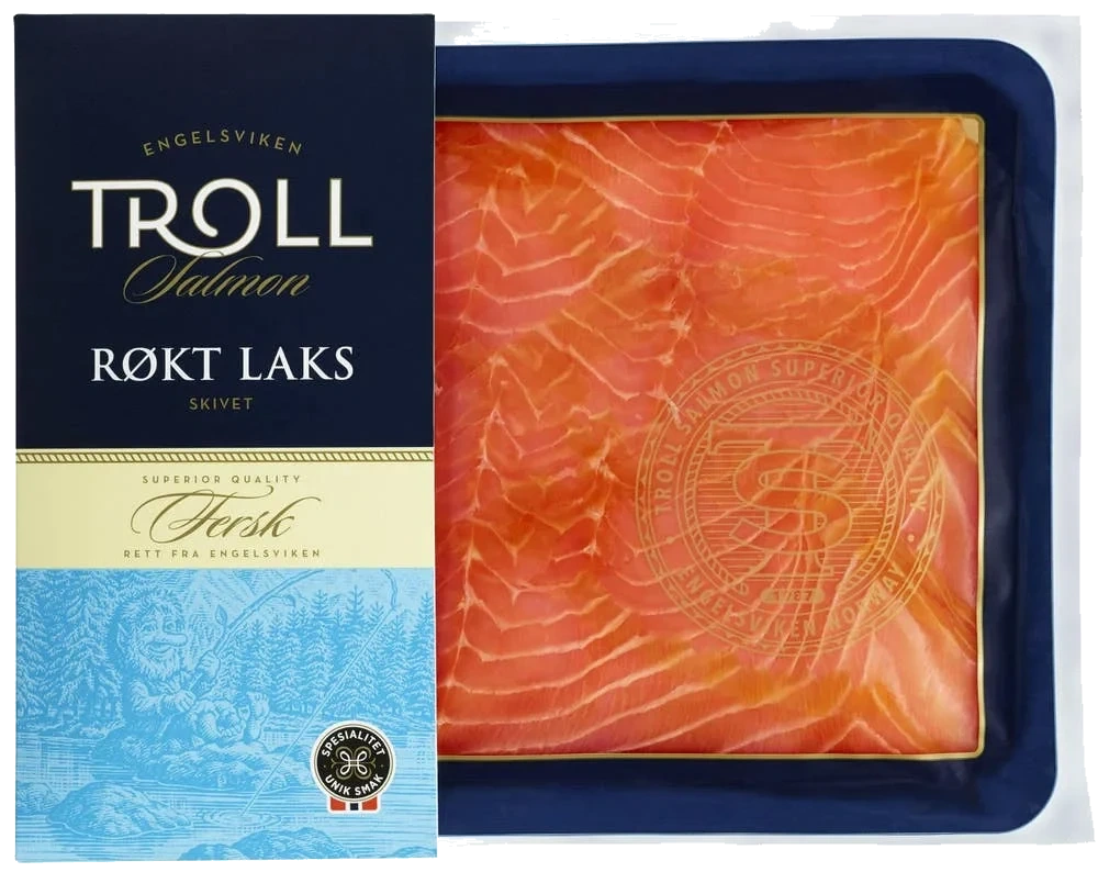 Røkt laks i skiver