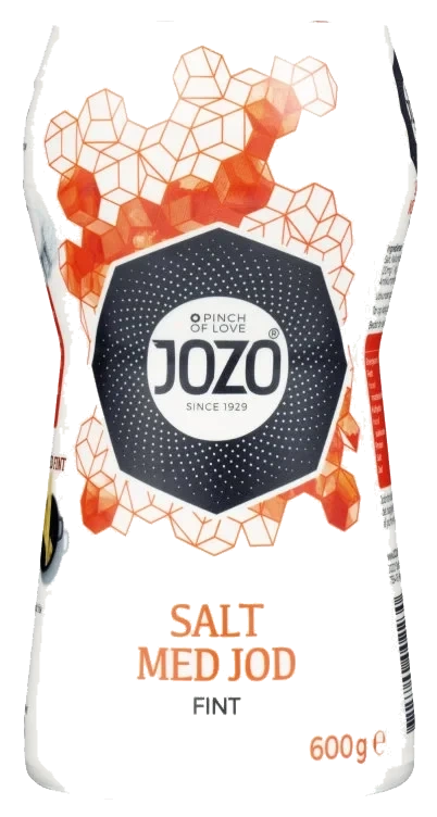 Salt Fint m/Jod 600g Jozo