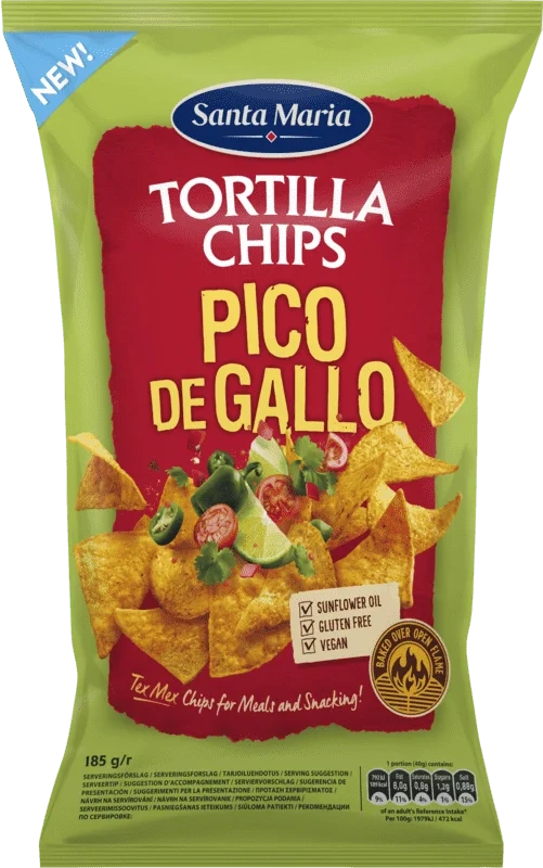 Santa Maria Pico De Gallo Chips 185g