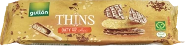 Gullon Oaty Thin Biscuits Milk Chocolate 150g