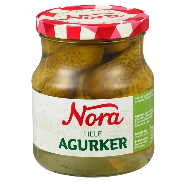 Agurker Hele 580g Nora