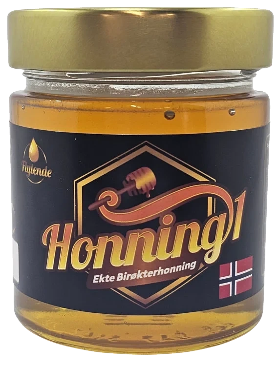 Honning1 Flytende Ekte Birøkterhonning 250g Honningkongen 250g X 10 X 70
