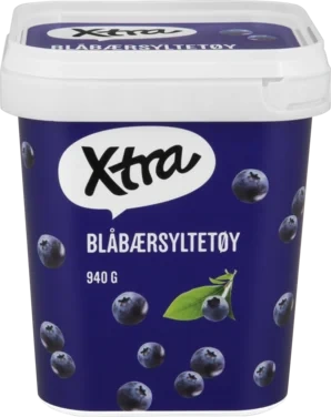Xtra Blåbærsyltetøy 940g