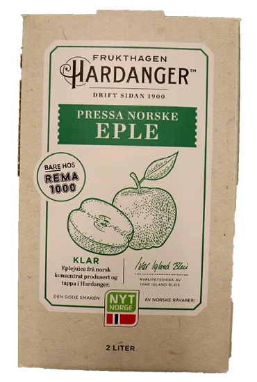 Hardanger Norsk Eplejuice 2l