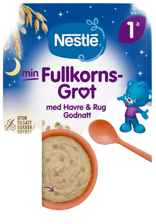 Min Fullkornsgrøt God Natt 1år 410g