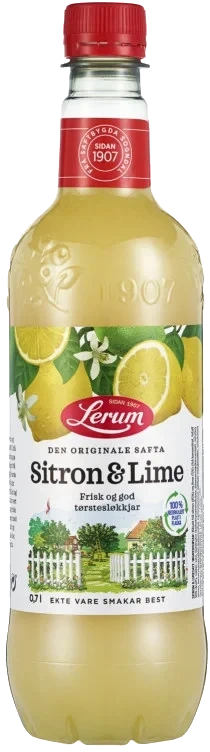 Sitron-limesaft 0,7l Lerum