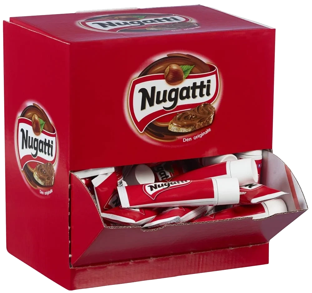 Nugatti Kuvert, 23g x 70stk, 1610 g