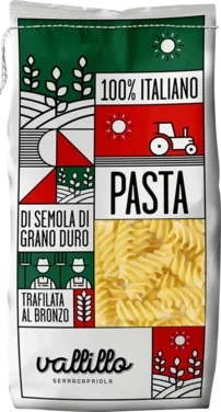 Pasta Fusilloni 500g Vallillo Serracapriola