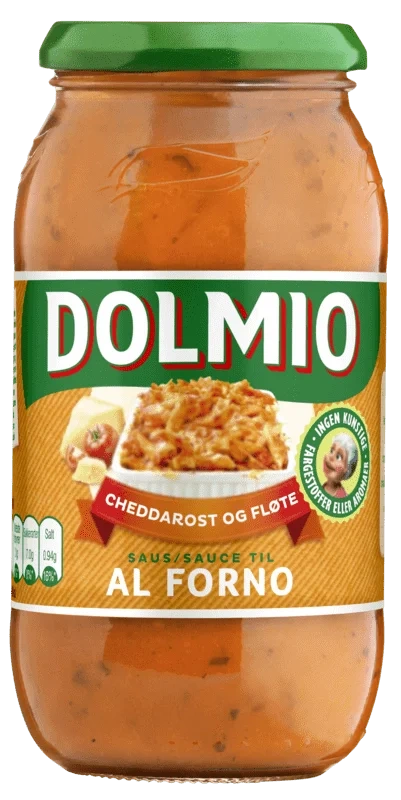 Dolmio® Al Forno Saus Cheddar og Fløte 500g