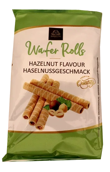 Wafer Rolls Hazelnut 150g