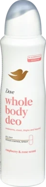 Dove Deodorant Spray Raspberry & Rose Whole Body 150ml