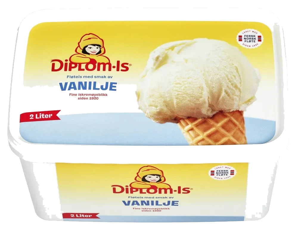 Fløteis vanilje