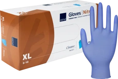 Engangshanske Abena Classic Protect Xl Blå Nitril