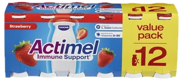 Drikkeyoghurt Jordbær 12x100g Actimel