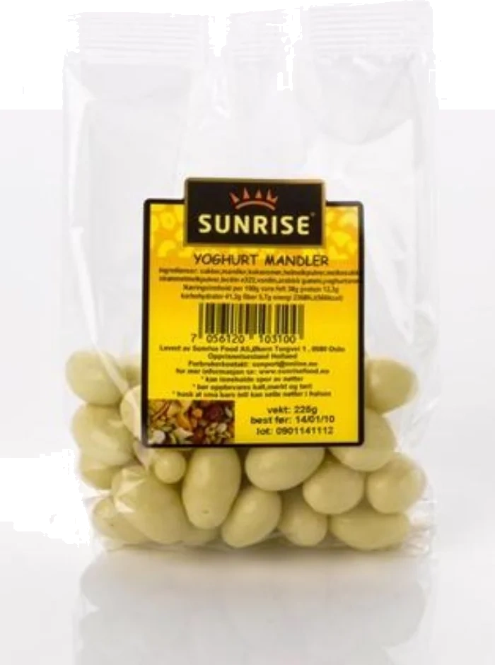 Sunrise Mandler m/Yoghurt 170g