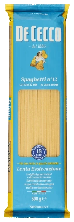 Spaghetti 500g De Cecco