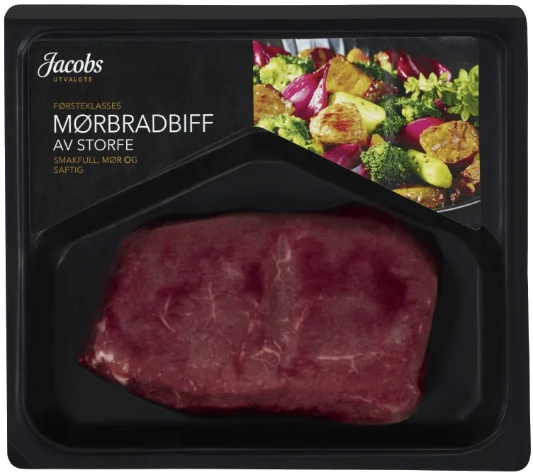 Storfe Mørbrad Ca200g Jacobs Utvalgte