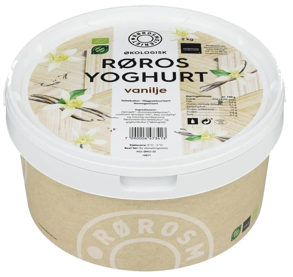 Økologisk Rørosyoghurt vanilje