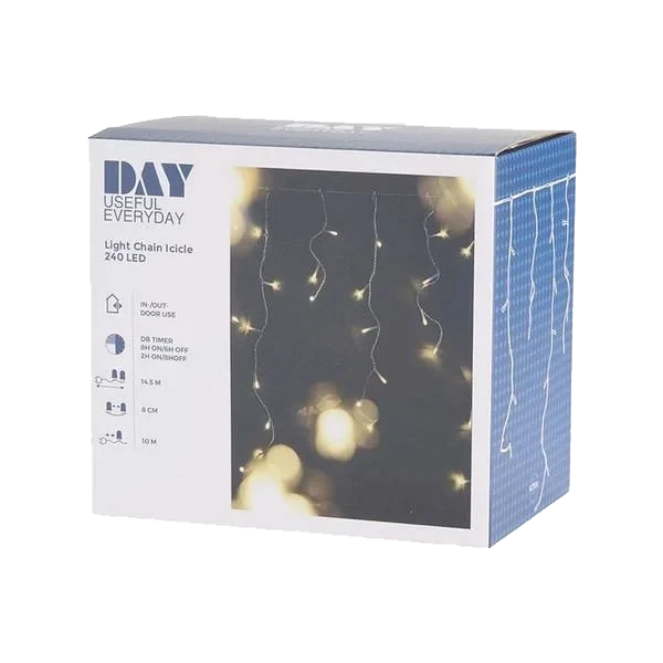 Lyslenke Istapper - 240 LED