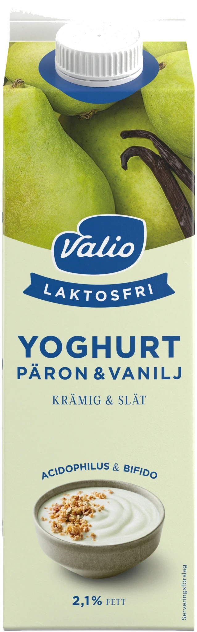 Laktosefri Yoghurt Pære/vanilje 1000g